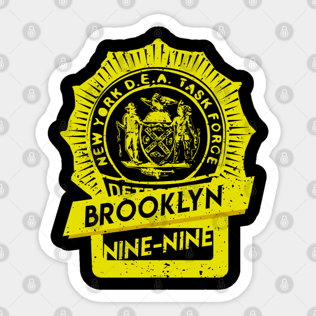 Brooklyn Nine-Nine. Police badge Sticker by Ddalyrincon